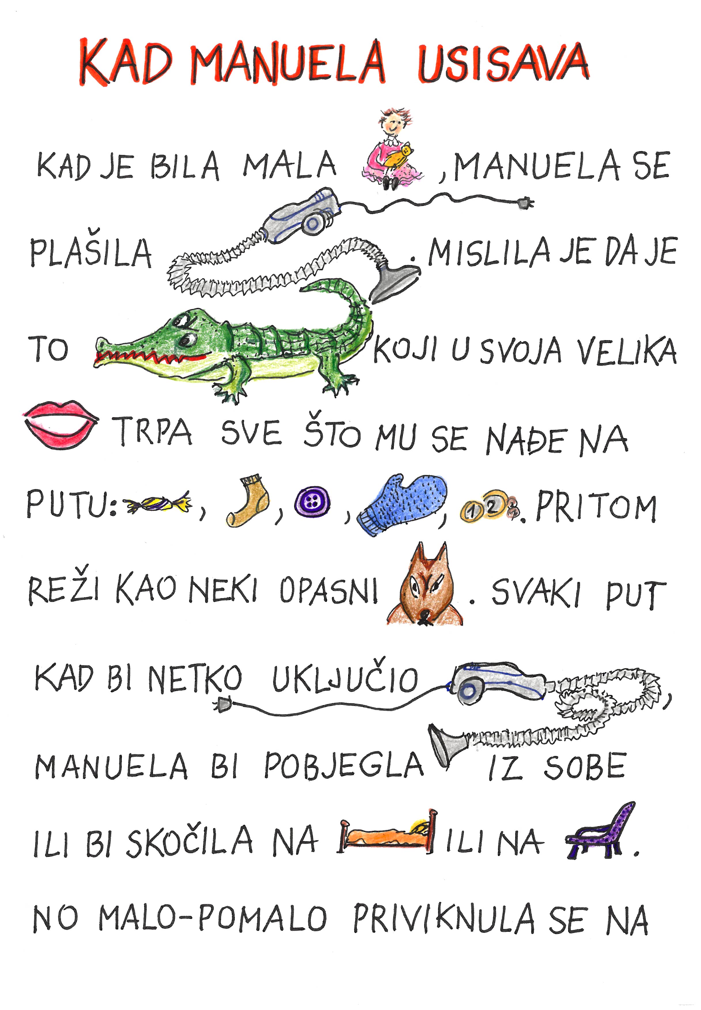 Kad Manuela usisava